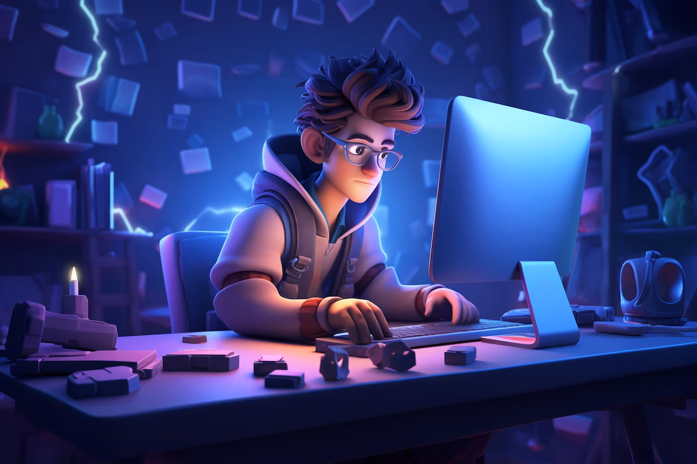 AI expert working on cutting-edge projects