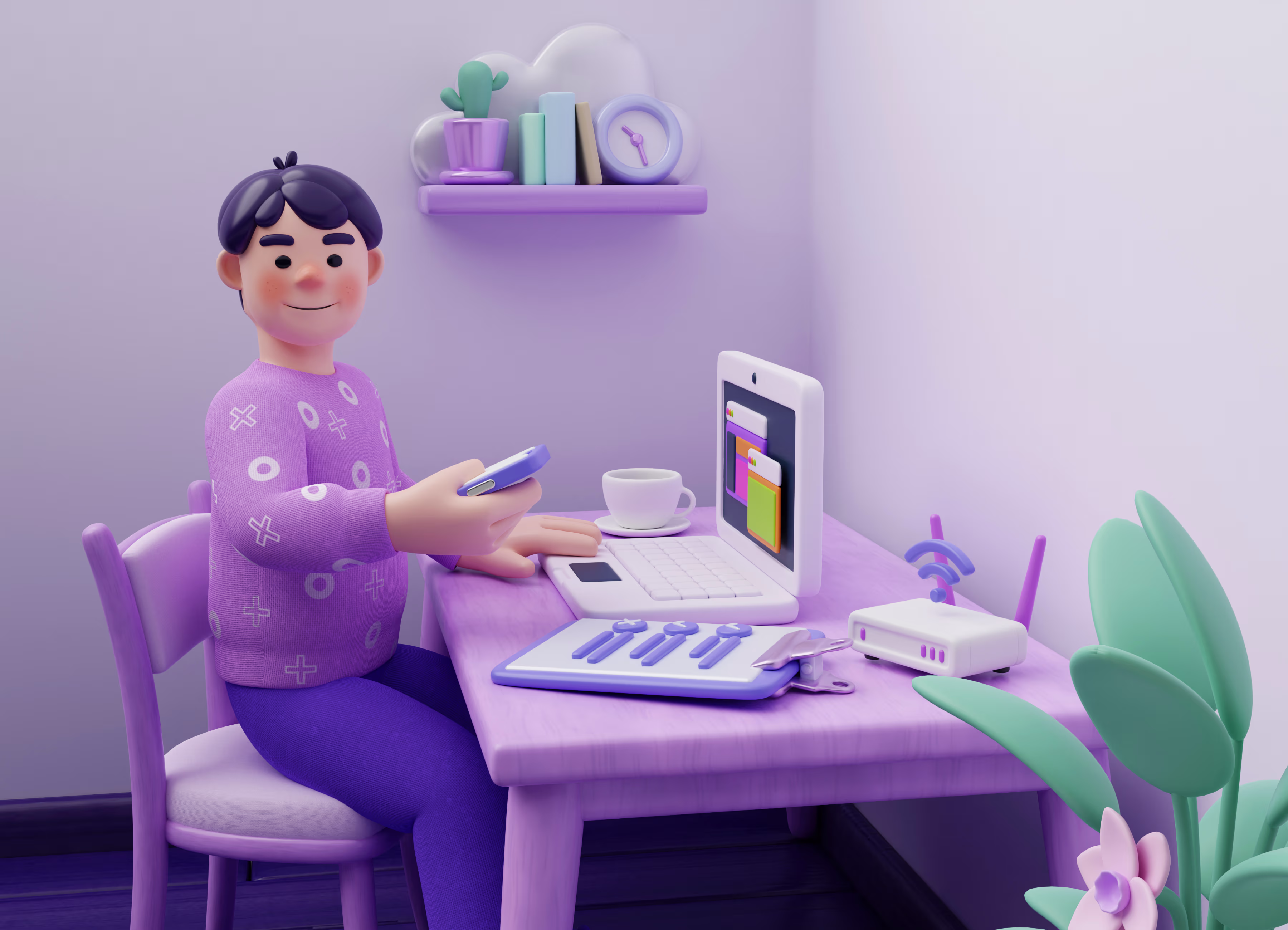 Professional working on AI strategy